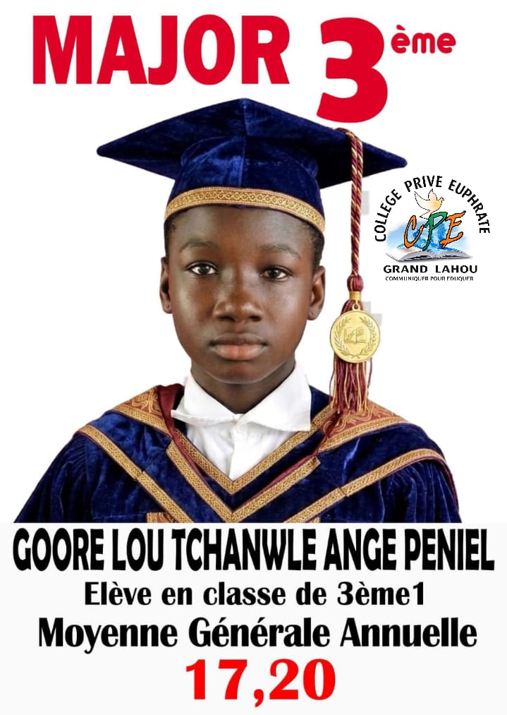 Major 3ème